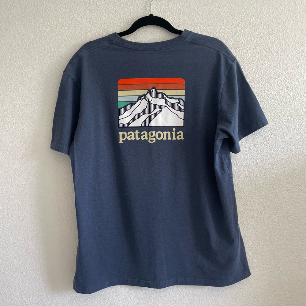 Patagonia Pocket Responsibili-Tee T-Shirt – Navy, Size L